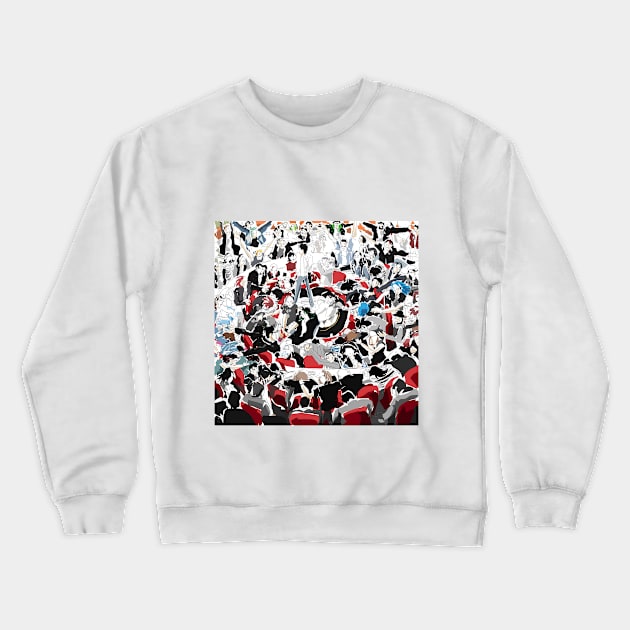 Round Table of Weird Homo Sapiens Crewneck Sweatshirt by The Rodions